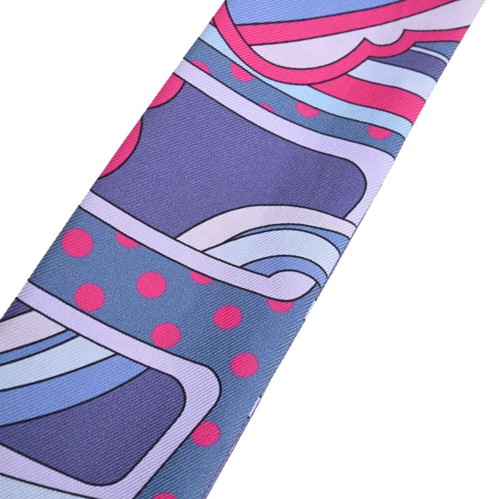 Hermès Faubourg Rainbow Twill Scarf in Multicolor Silk - Picture 7 of 9